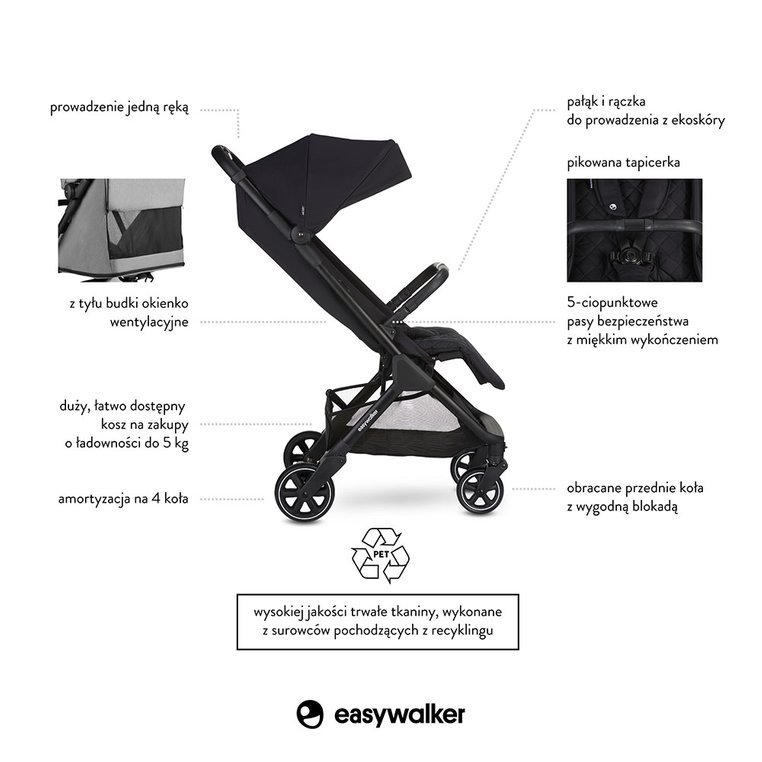 Easywalker Jackey wozek spacerowy