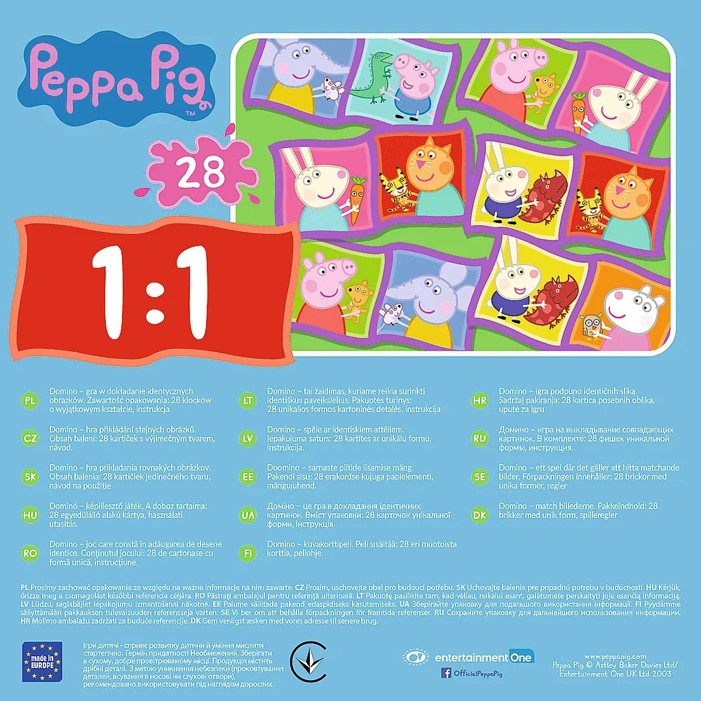 trefl Domino Peppa