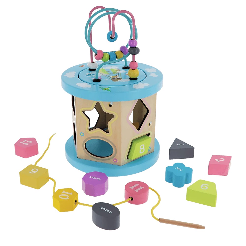 Drewniany Sorter 4 w 1