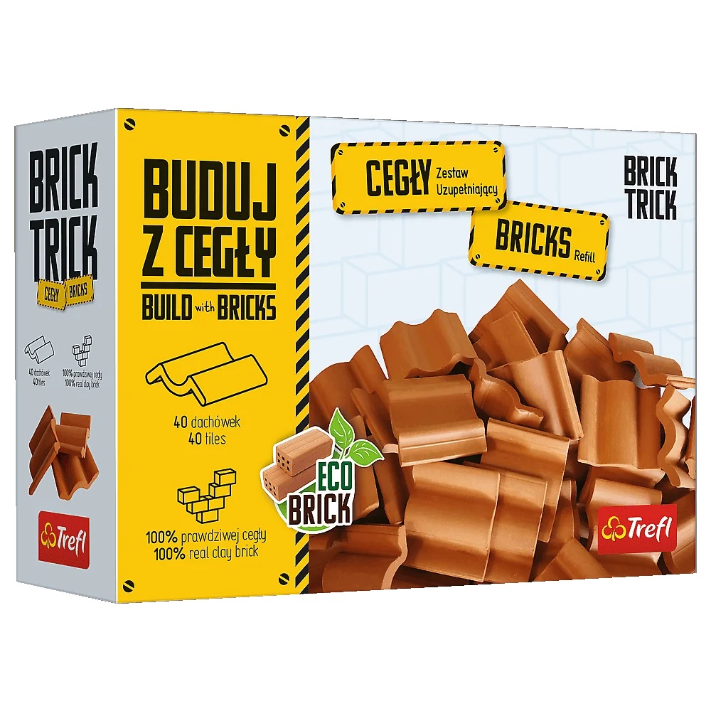 Brick Trick cegły dachówki 40 sztuk