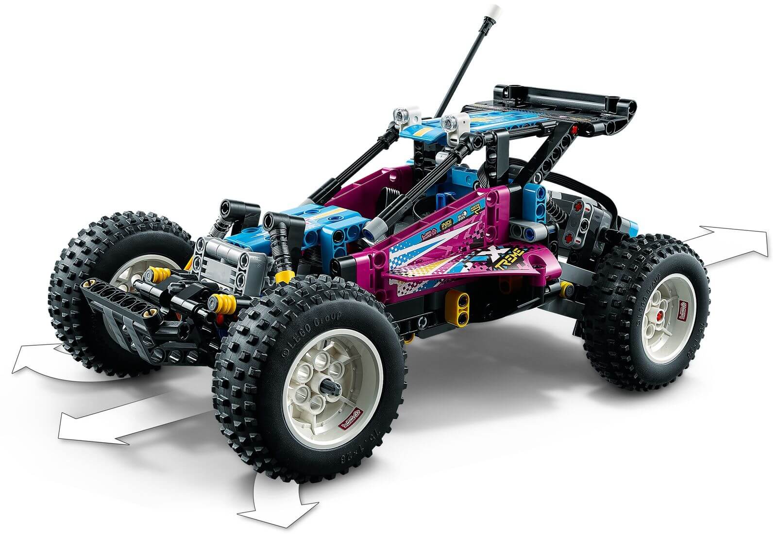 LEGO Technic 42124 Lazik terenowy techniczne klocki dla nastolatkow LEGO Technic 42124 Lazik terenowy techniczne klocki dla nastolatkow