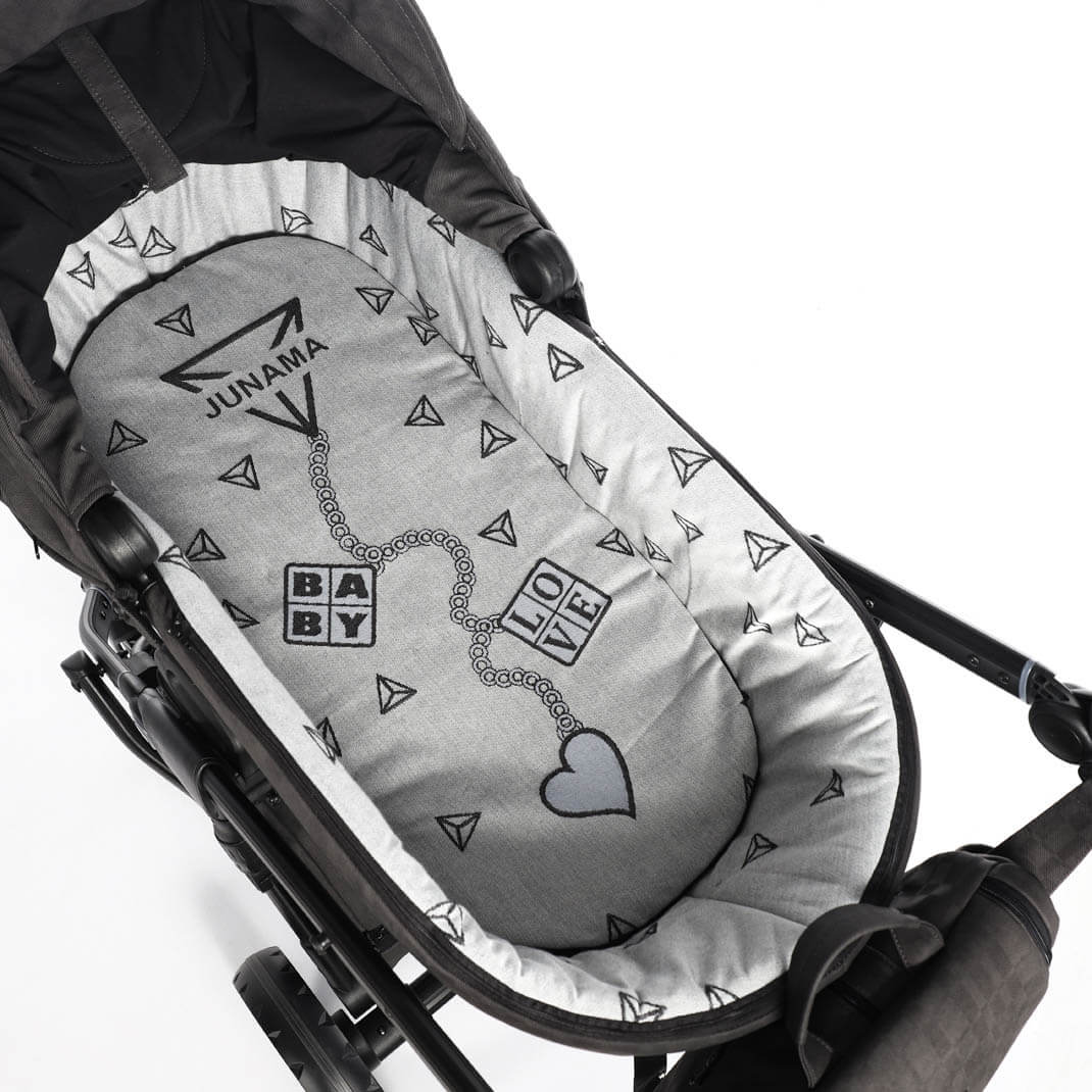 Junama Diamond Caro wozek 2w1 wielofunkcyjny gleboko spacerowy kolor 01 czarny 11