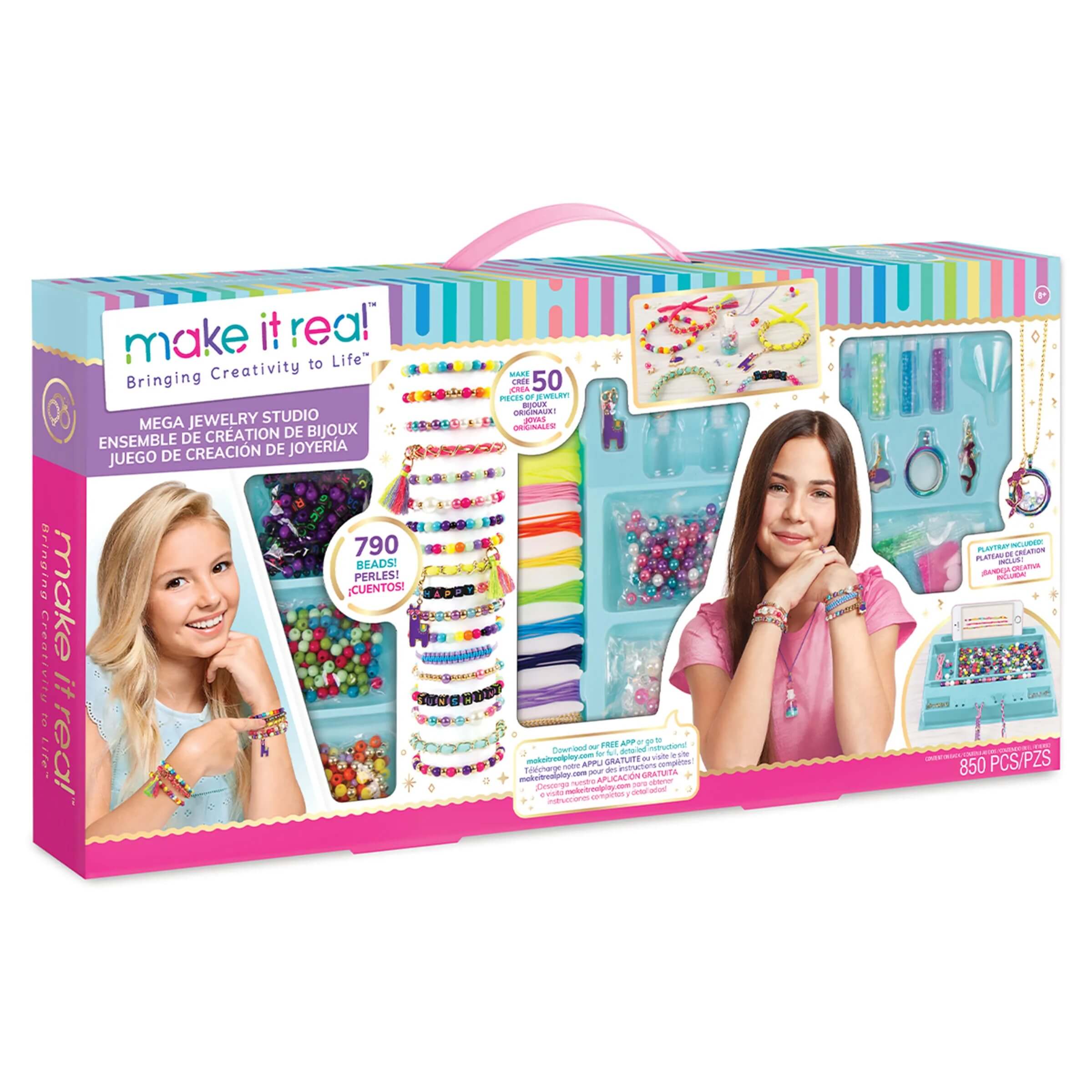 MAKE IT REAL Zestaw do tworzenia bizuterii Mega Jewelry Studio1