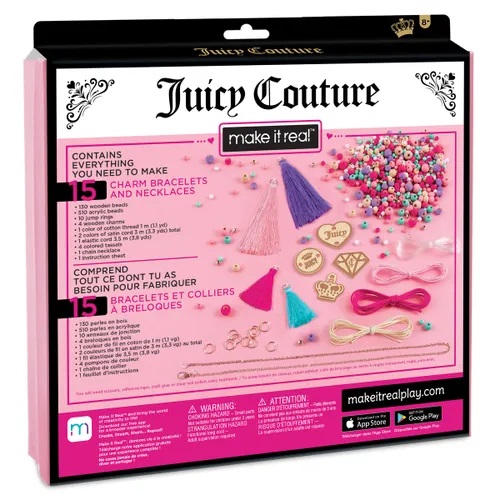 Zestaw do tworzenia bransoletek Juicy Couture Trendy Tassels