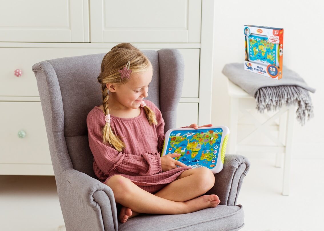 Tablet Maly Podroznik zabawka edukacyjna