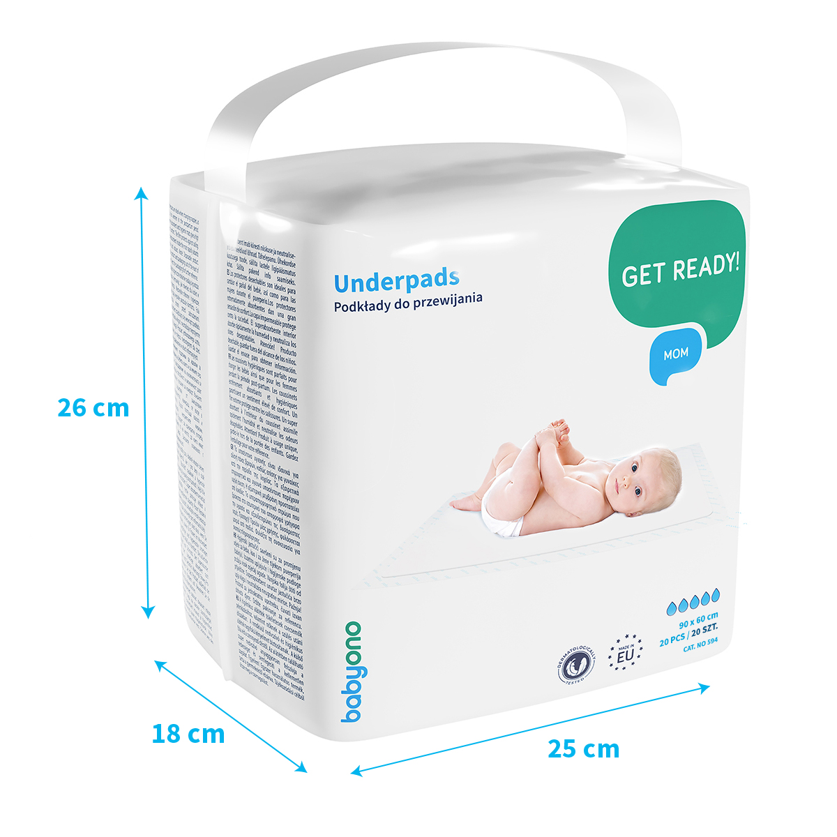 594 Podklady do przewijania BabyOno