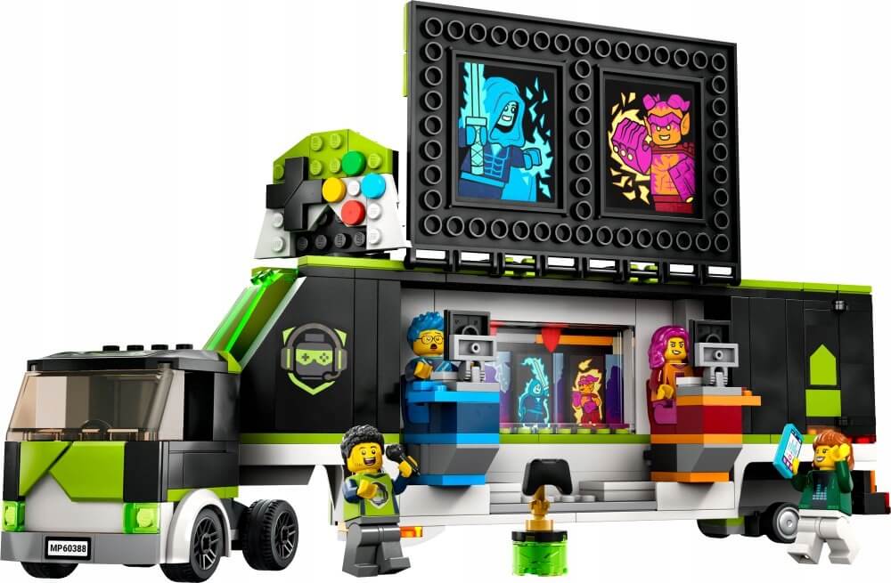 LEGO CITY Ciezarowka na turniej gier 60388 Bohater brak