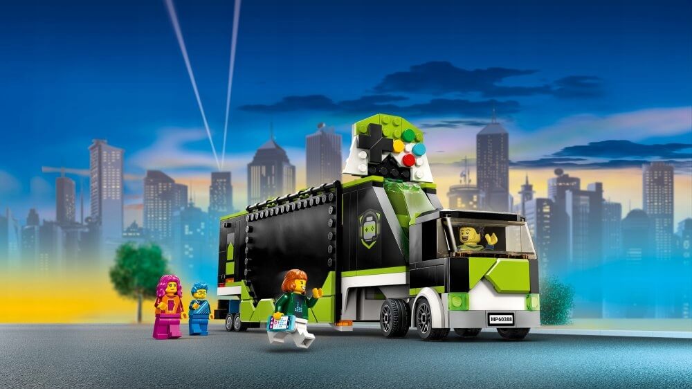 LEGO CITY Ciezarowka na turniej gier 60388 Marka LEGO