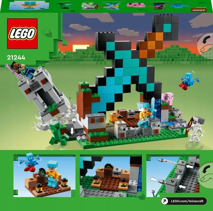 LEGO Minecraft Bastion miecza 21244 EAN GTIN 5702017415796