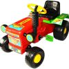 Traktor na pedaly czerwony dla dziecka bez przyczepki 1