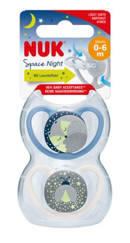 730578 Smoczek usp Space Night 2 szt chlopiec opak