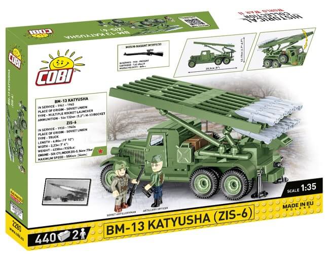 COBI Katyusha BM 13 ZIS 6 klocki44917