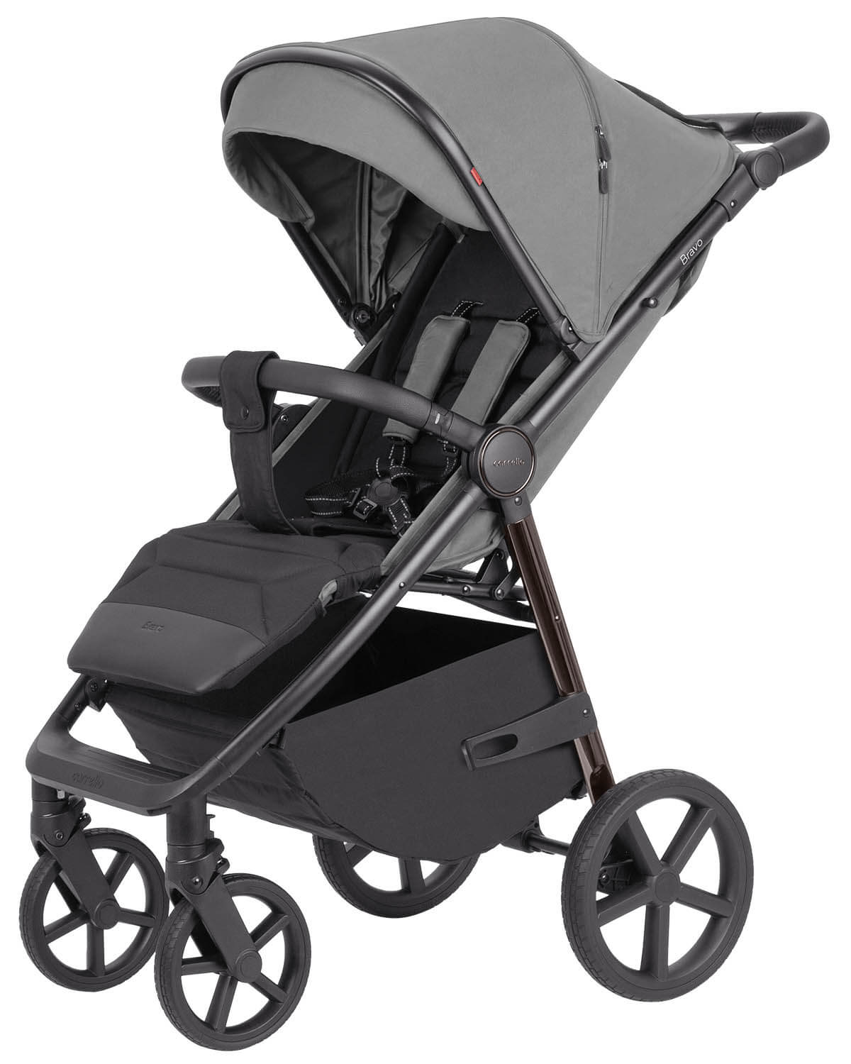 Carrello Bravo Plus Forest Grey spacerowka z wysokim oparciem
