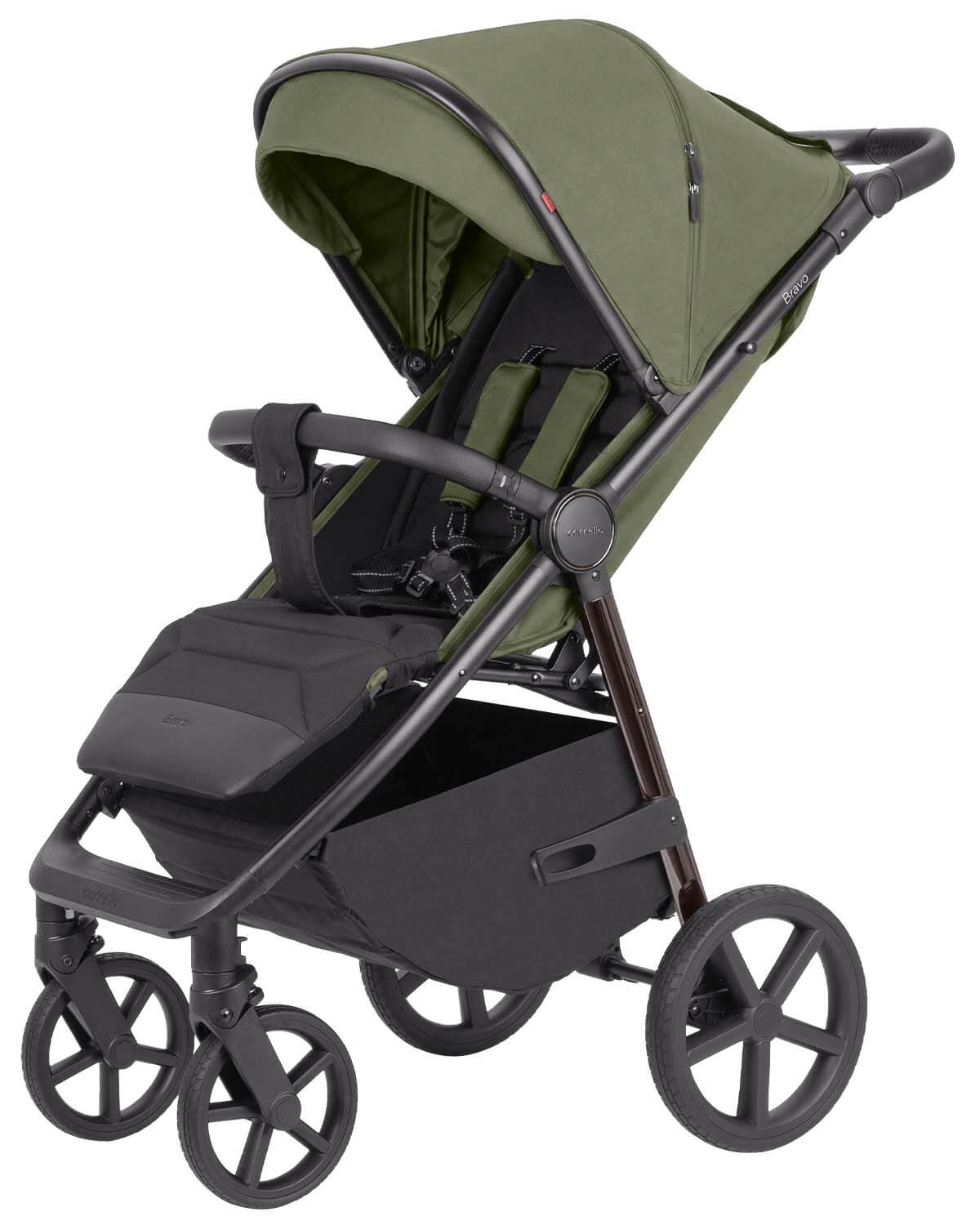Carrello Bravo Plus Midnight Green z wysokim oparciem
