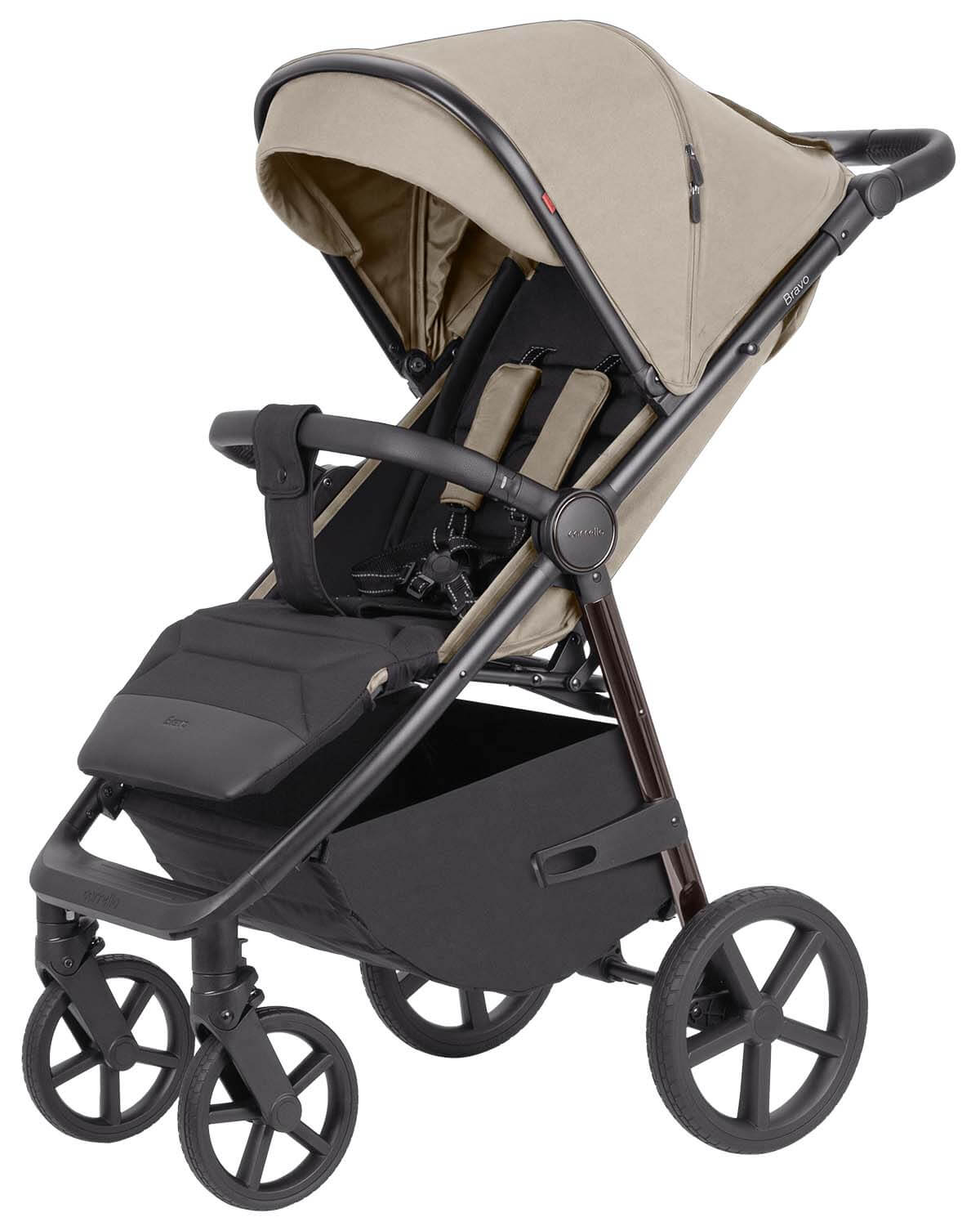 Carrello Bravo Plus Sable Beige z wysokim oparciem
