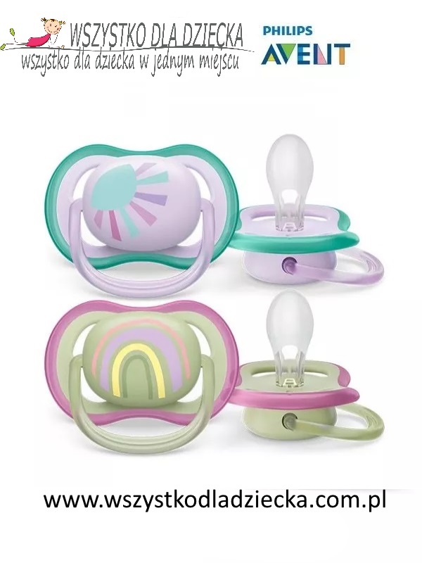 Philips Avent smoczek Ultra AIR 0 6m cy SCF085 59