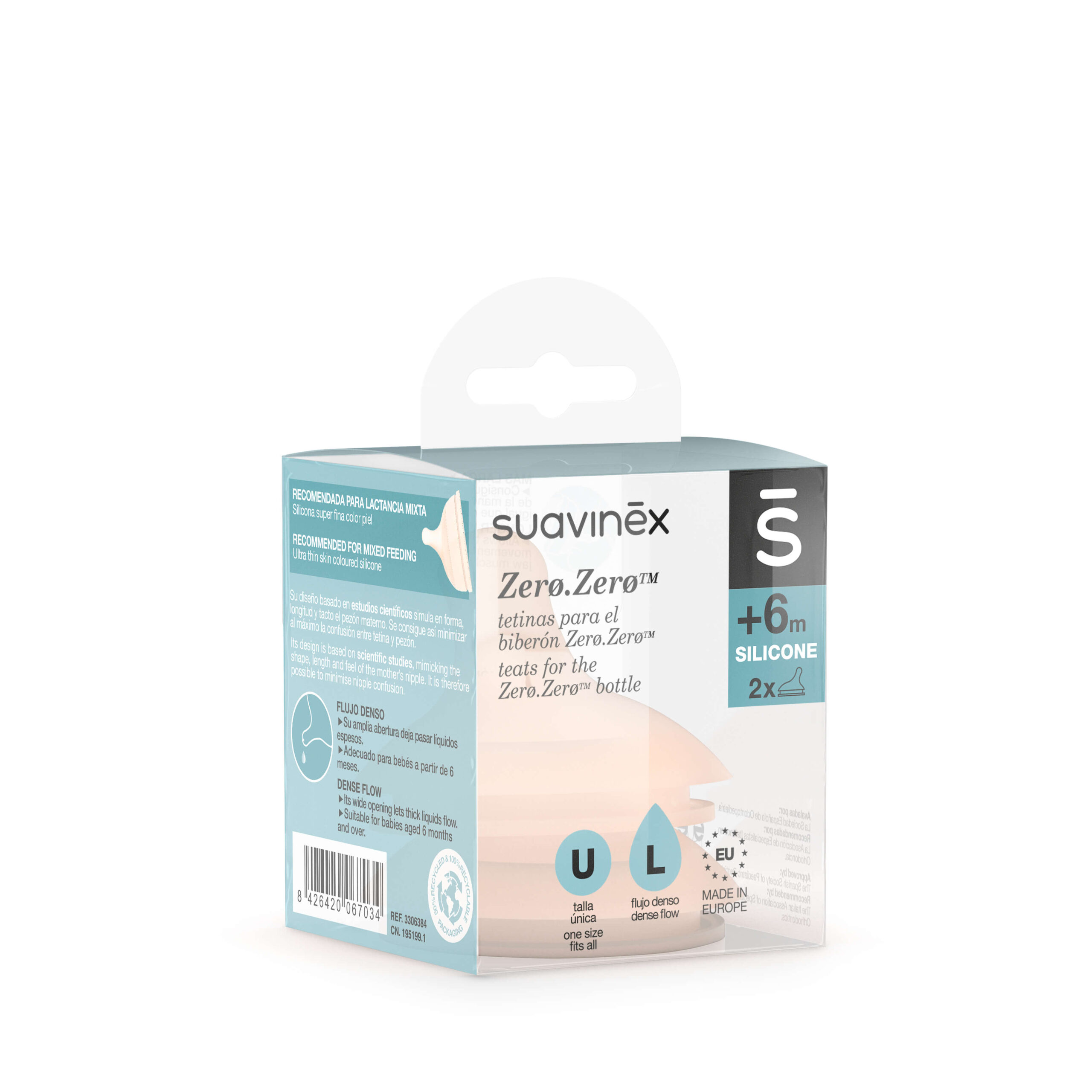 Suavinex smoczek do KASZKI do butelek ZERO