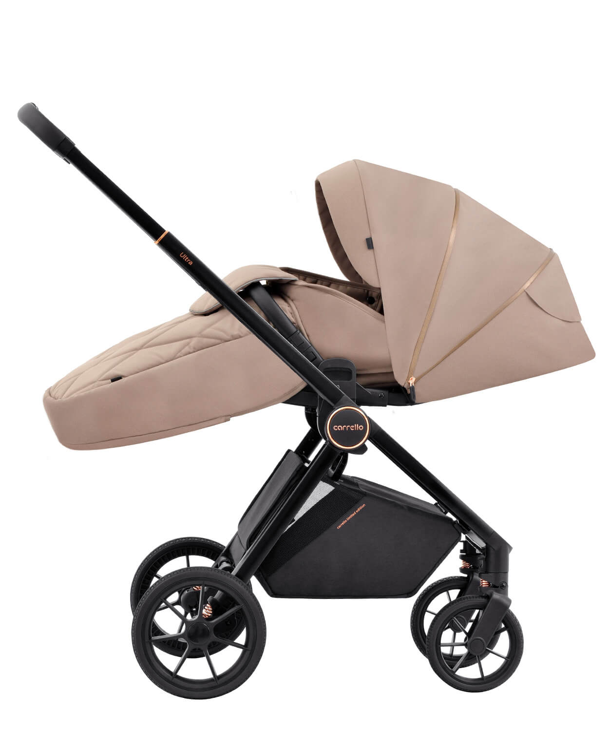 Carrello Ultra spacerówka rozłożona do spania Beige Carrello Ultra spacerówka rozłożona do spania Beige