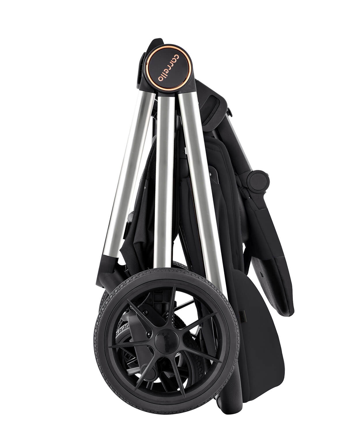 Carrello Ultra złożony do transportu ze spacerówką Black Carrello Ultra złożony do transportu ze spacerówką Black