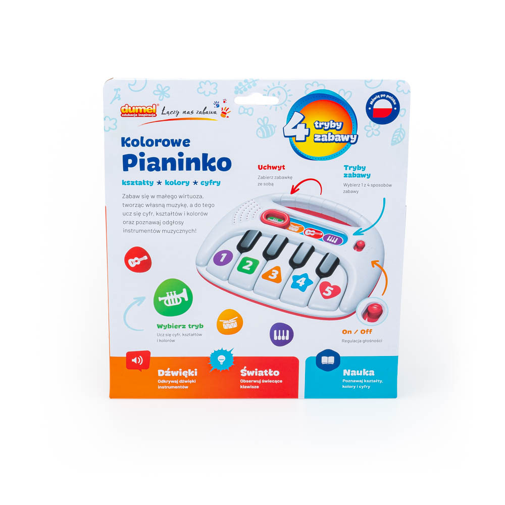 Kolorowe Pianinko Dumel