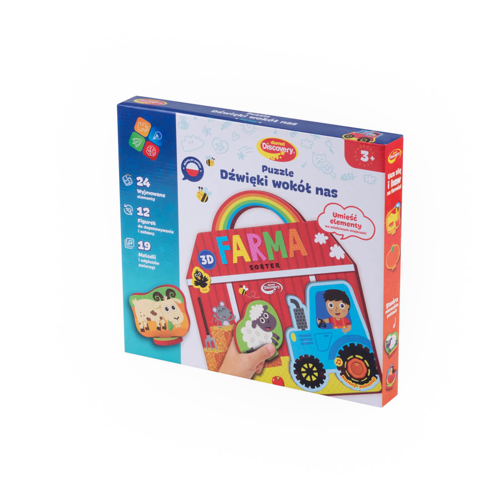 Puzzle Dźwięki wokół nas Farma
