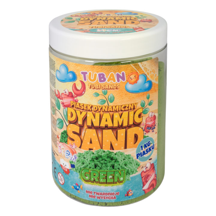 PIASEK DYNAMICZNY zielony 1kg