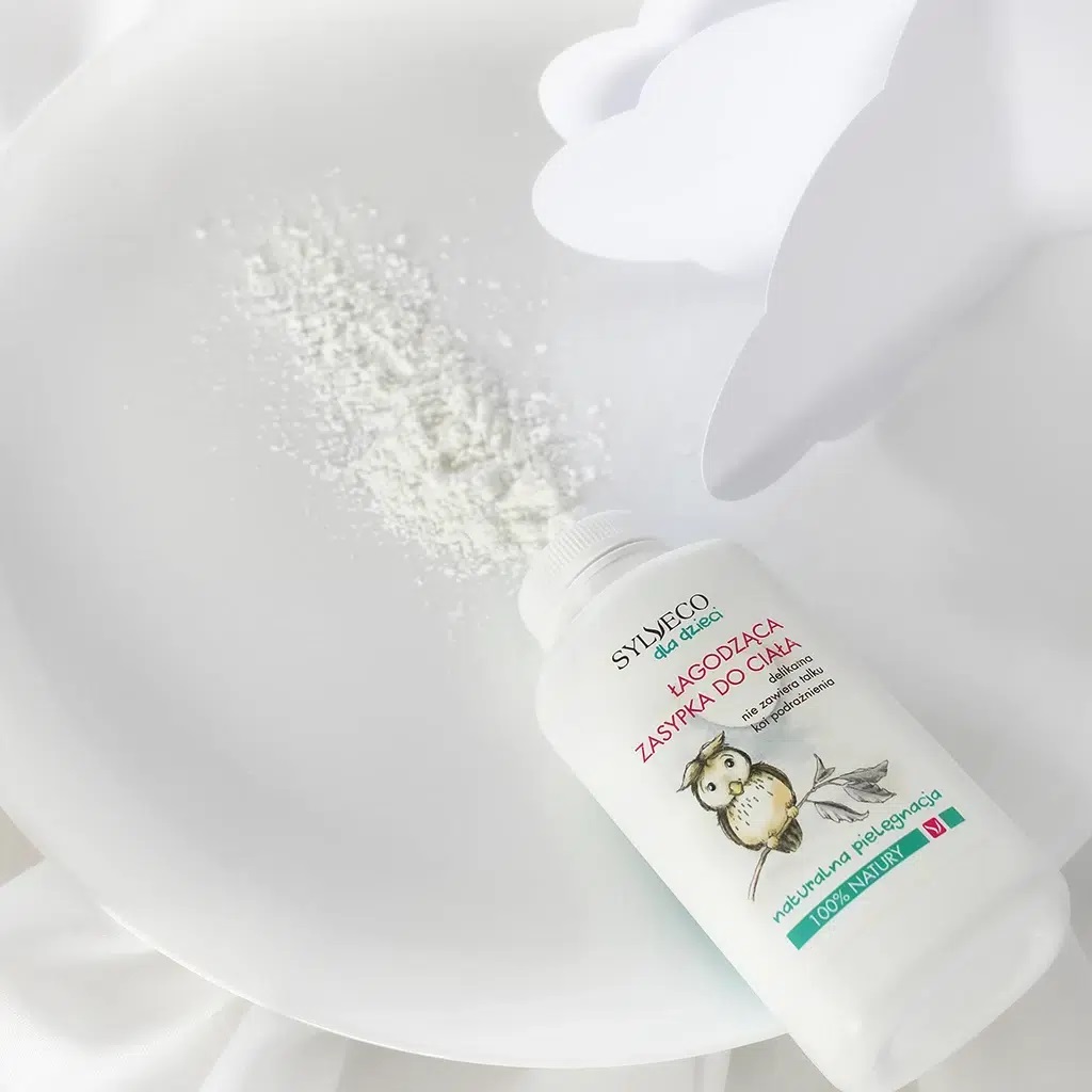 Puder naturalny dla niemowląt
