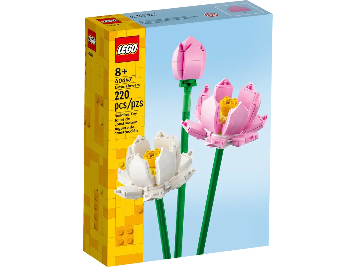 40647 lego kwiaty lotosu