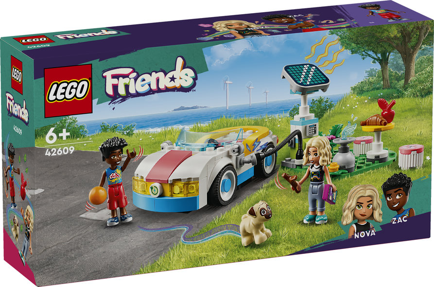 lego 42609 samochod elektryczny i stacja ladowania