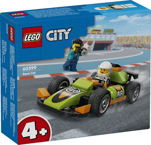 lego zielony samochod wyscigowy