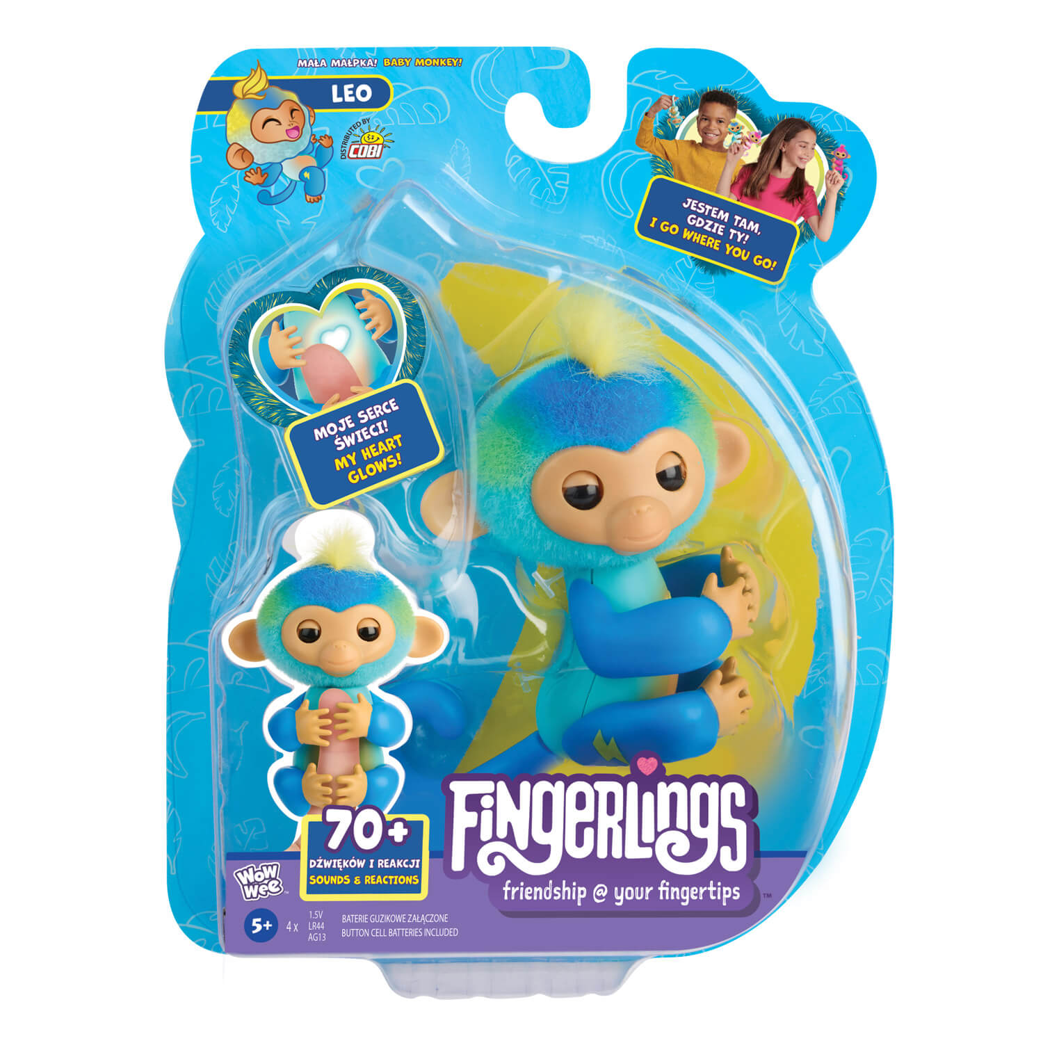 3115 fingerlings małpka niebieska Leo