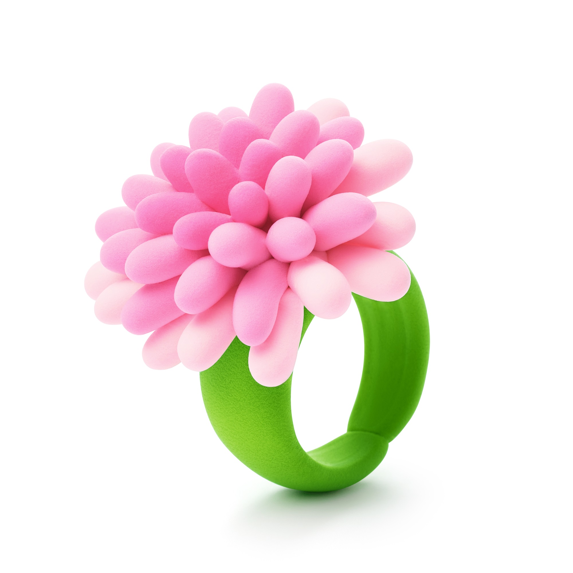 BIJOU FLOWER pierscionek Aster