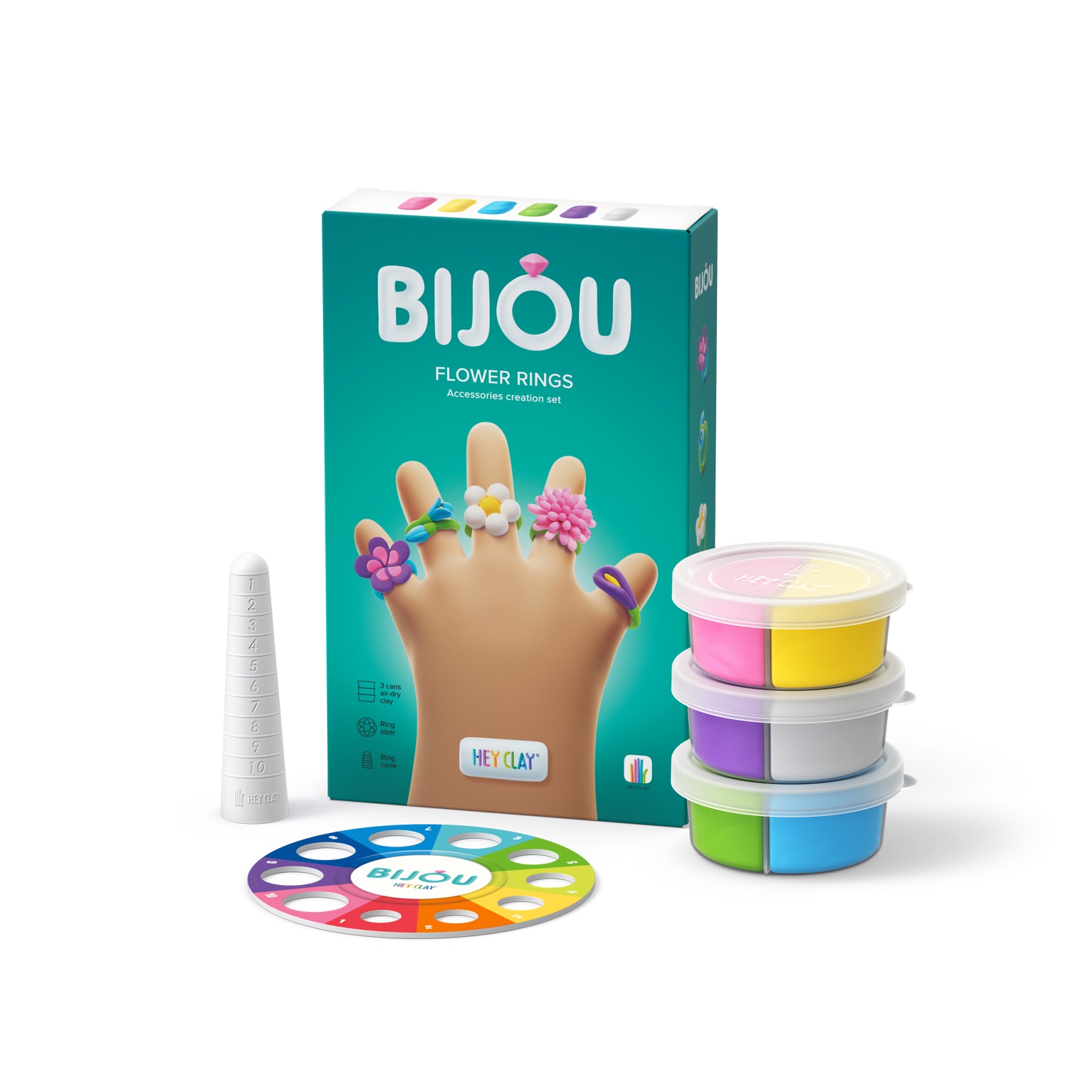 HEY CLAY BIJOU FLOWER RINGS