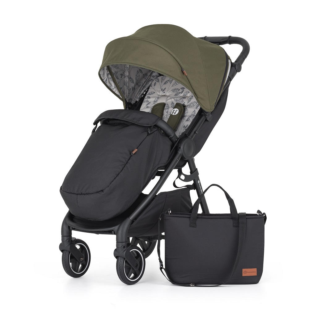Wózek spacerowy Royal2 Black Mature Olive