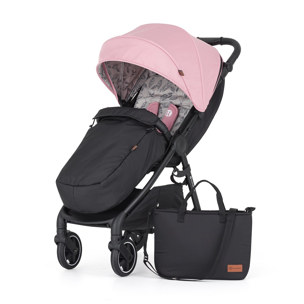 Wózek spacerowy Royal2 Black Rose Pink
