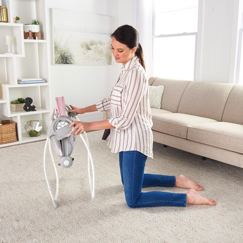 Huśtawka z dźwiękiem Comfort 2 Go Flora the Unicorn skladanie