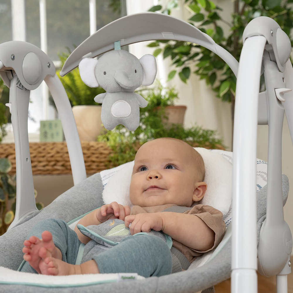 Ingeniuity Huśtawka Swell z funkcją leżaczka 2w1 wibracje melodie