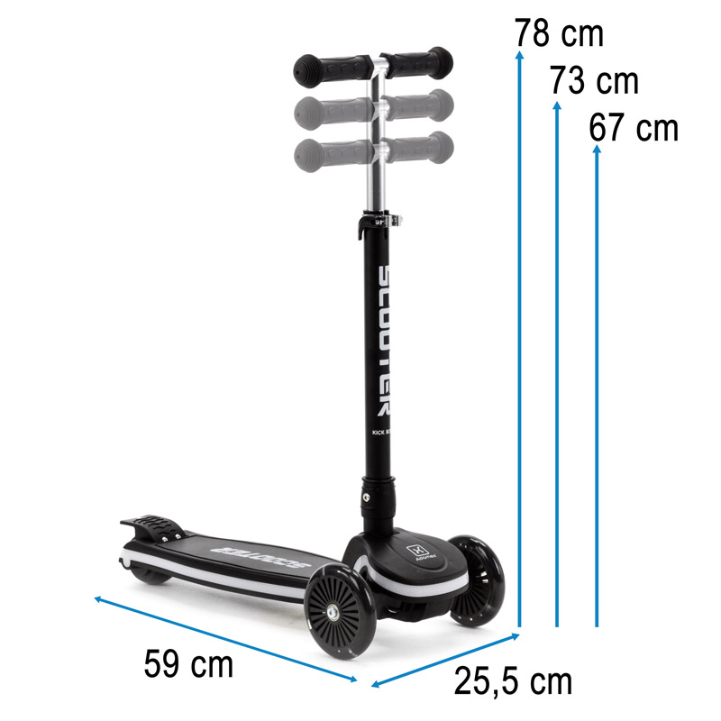 Scooter hulajnoga balnsowa WYMIARY Scooter hulajnoga balnsowa WYMIARY