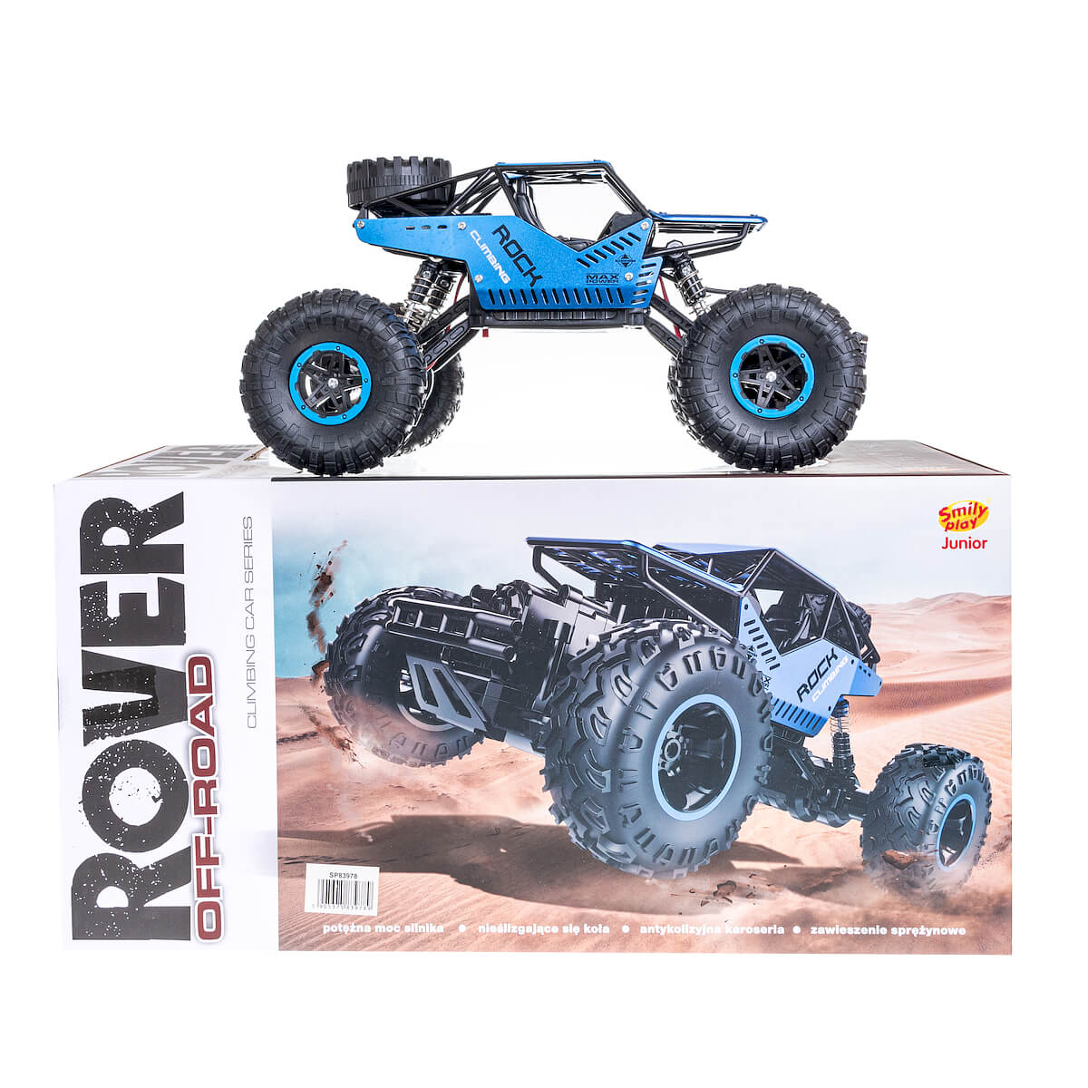 Auto RC OFF ROAD niebieskie SP83978