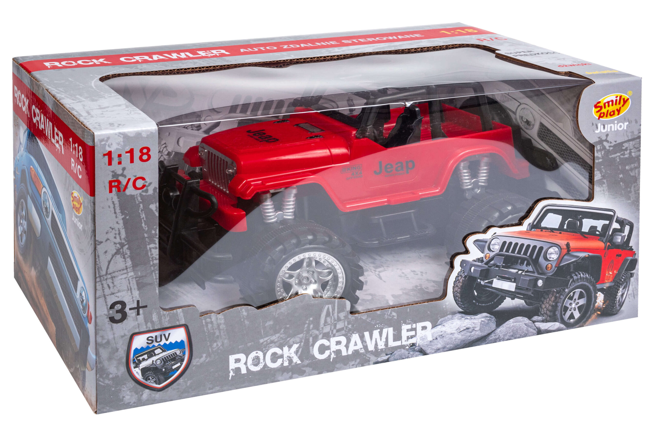 Jeep na radio czerwony SP83971 Jeep na radio czerwony SP83971