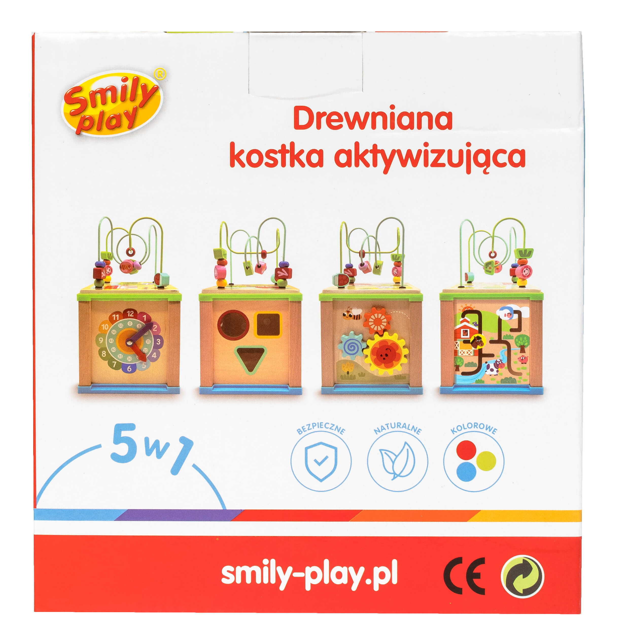 Kostka drewniana 5w1