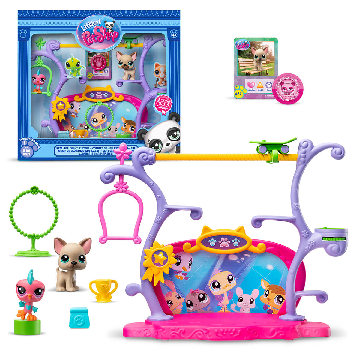 Littlest Pet Shop ZESTAW ZWIERZAKI MAJA TALENT LPS00558