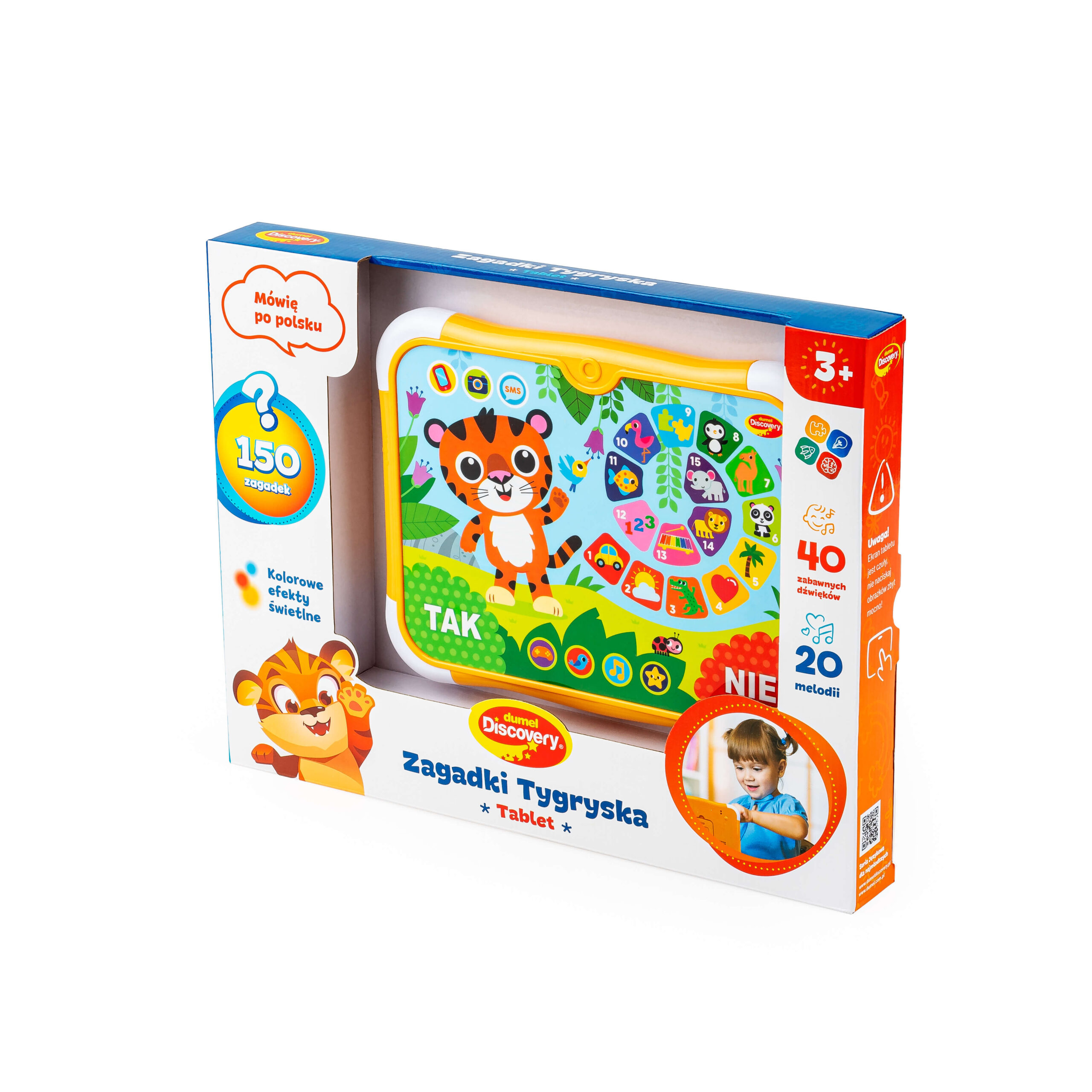 Tablet zagadki Tygryska DG50164