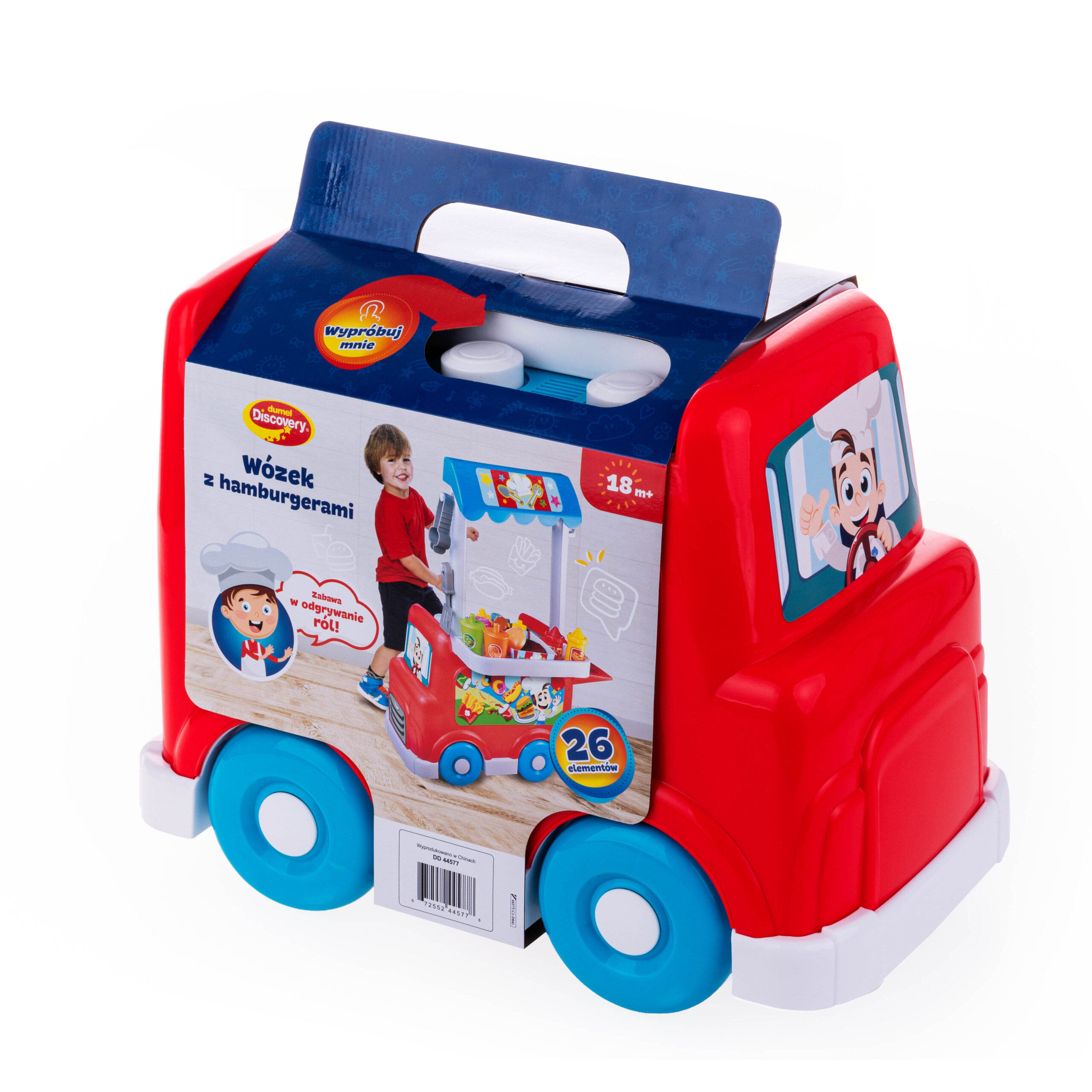 Wózek z hamburgerami