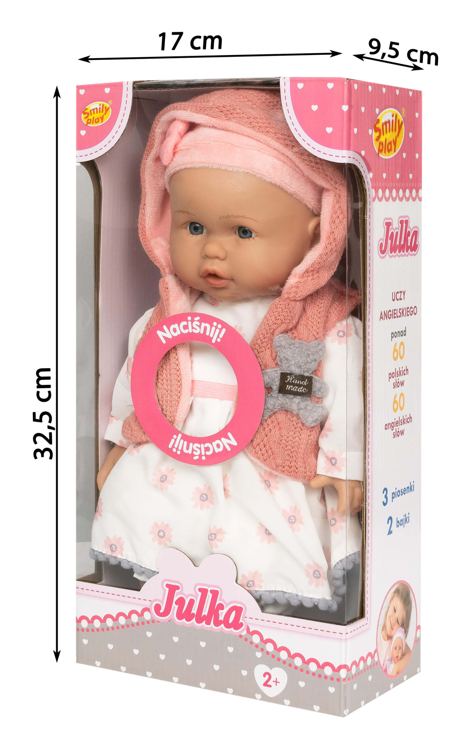 Lalka Julka bobas 32cm SP84976