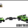 Model metalowy Pick up z przyczepa i quadem 510220