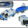 Volkswagen T6 1 policja z przyczepą i lodzia motorowa 520360