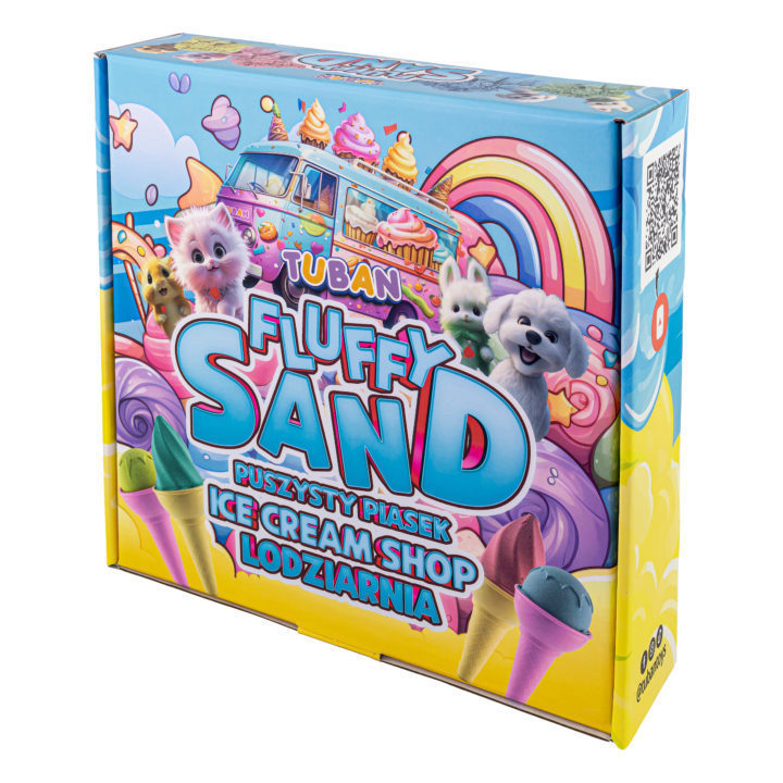 Fluffy sand lodziarnia puszysty piasek