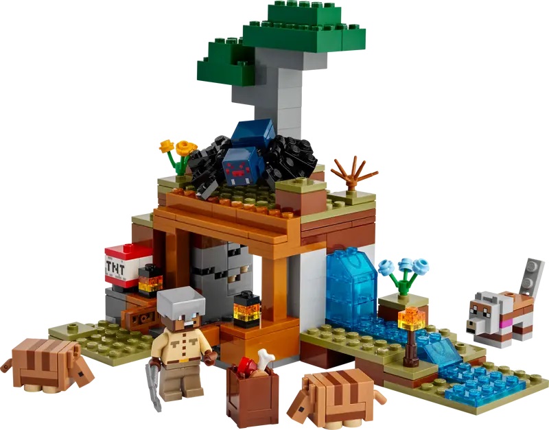 LEGO 21269 Minecraft Wyprawa do pancernikowej kopalni LEGO 21269 Minecraft Wyprawa do pancernikowej kopalni