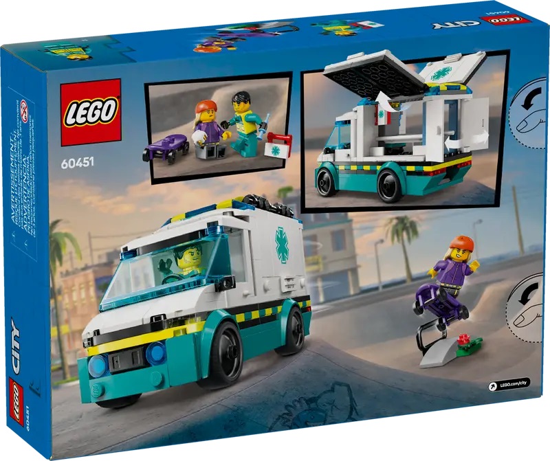 LEGO 60451 Karetka pogotowia opakowanie